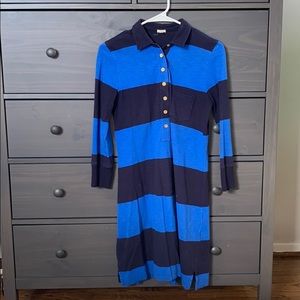 J.Crew Striped Polo Dress